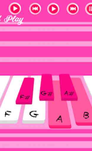 Girl Piano : Pink Piano 3