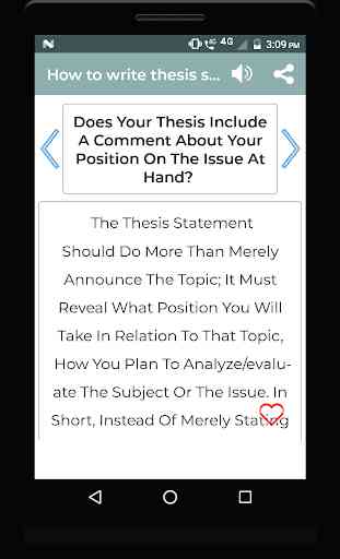 How to write thesis statement 3