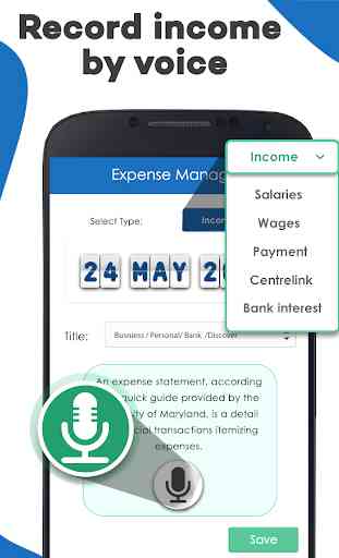 Income & Expense Manager by Voice - Record Keeping 1