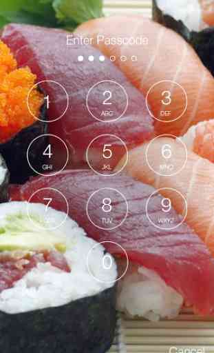 Japanese Sushi Food PIN Lock 2