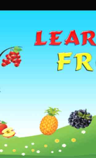 Learn About Fruits 1
