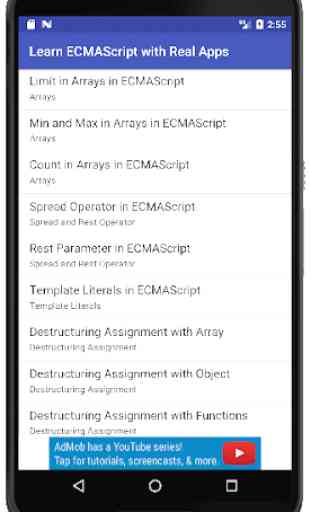 Learn ECMAScript with Real Apps 3
