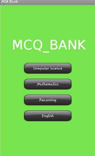 MCQ Bank 1