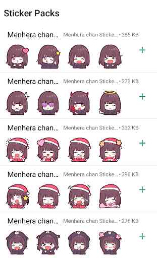 Menhera chan Stickers for WhatsApp - WAStickerApps 3