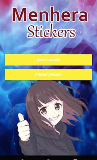 Menhera Chan Stickers - WAstickersApps 1