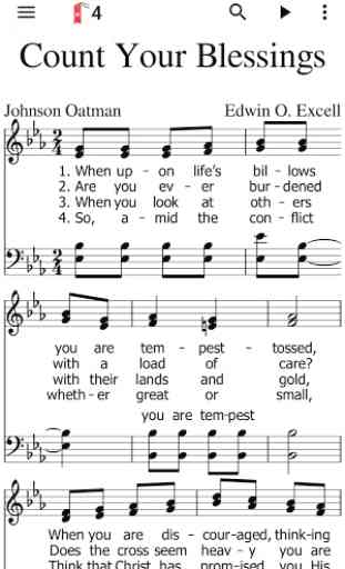 Mobile Hymns: 4-part sheet music hymnal 2