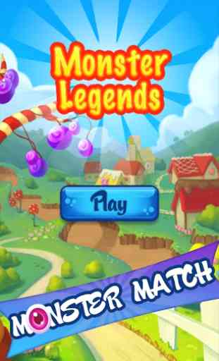 Monster Legends Jam - Kids Match 3 Puzzle Swap 1