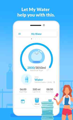 My Daily Water - Water your body in time 2