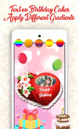 Name on Birthday Cake – Cake, Photo, Name, offline 2