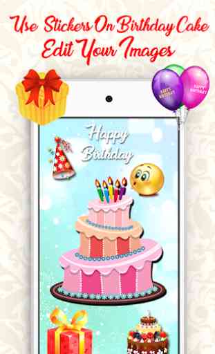 Name on Birthday Cake – Cake, Photo, Name, offline 3