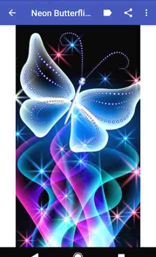Neon Butterflies Wallpapers 1