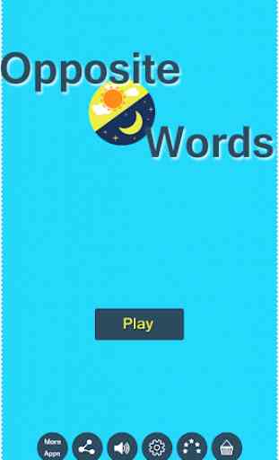 Niños opuestos aprendizaje de palabras 1