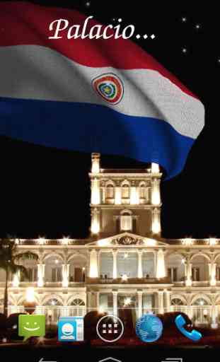 Paraguay Flag Live Wallpaper 3