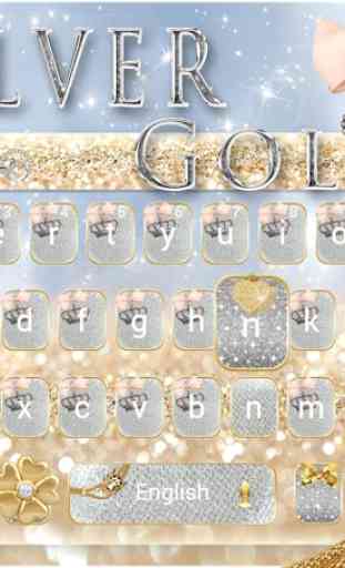 Plata oro teclado tema 3