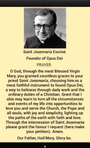 Prayer Cards Opus Dei 4
