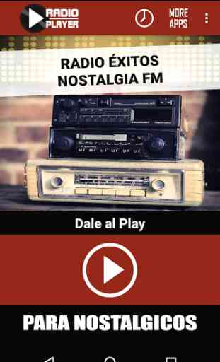Radio Éxitos Nostalgia FM Reproductor en vivo 1