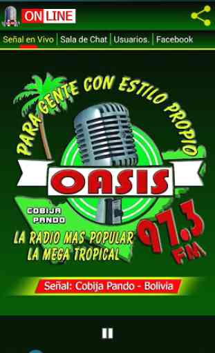 Radio Oasis 97.3 Fm Cobija 2