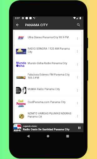 Radios de Panamá - Emisoras de Radio de Panama FM 3