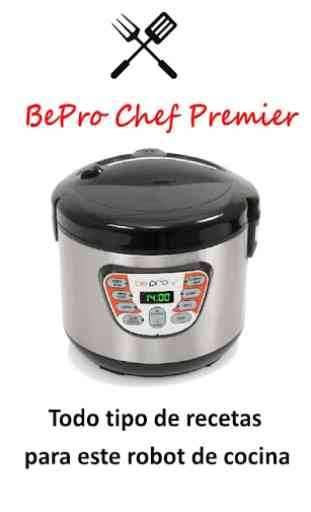 Recetas para BePro Chef Premier 1
