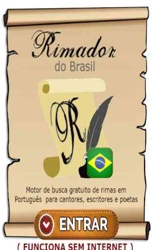 Rimador dicionário de rimas em português 1