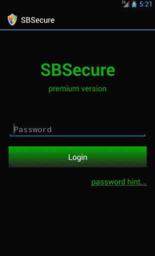 SBSecure Password Manager Lite 1