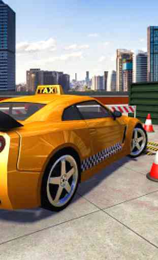 simulador de aparcamiento de taxis 3D de varias 2