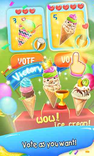 Snow Cone VS Ice Cream - Summer Icy Dessert Battle 4