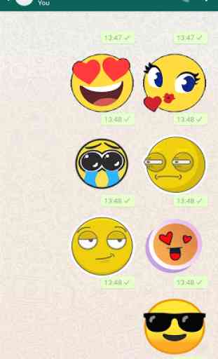 Stickers de Emojis Animados en 3D WAStickerApps 3