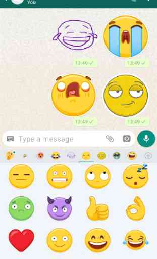 Stickers de Emojis Animados en 3D WAStickerApps 4