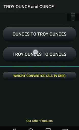 'Troy Ounce' and 'Ounce' (toz & oz) Convertor 4
