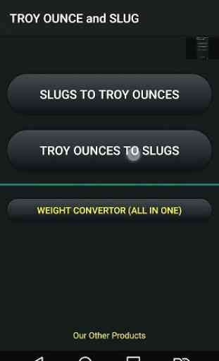 Troy Ounce and Slug (t oz - sl) Convertor 3