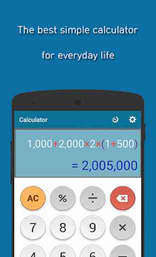 Una calculadora simple Pro 4