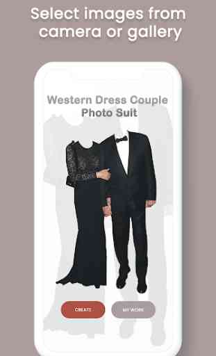 Western dress Couple Photo Suit 1