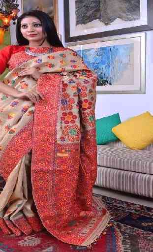 Assam Silk Sari Style & Design 1