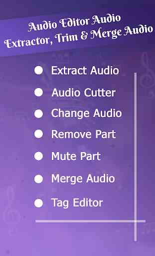 Audio Editor - Audio Extractor, Trim ,Merge Audio 3