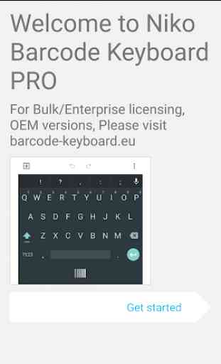 Barcode & QR code Keyboard 1