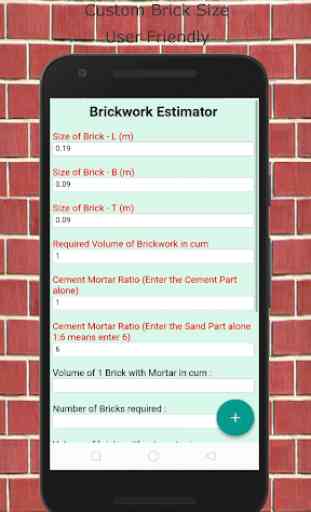Brickwork Quantity Estimator 1