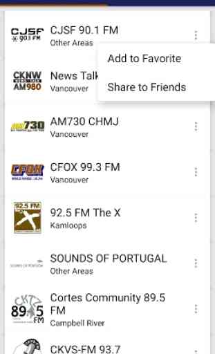 British Columbia Radio Stations - Canada 2