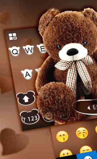 Brown Teddybear Tema de teclado 2
