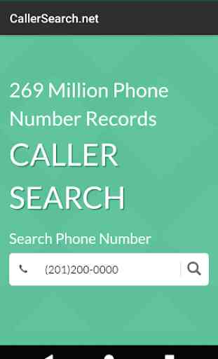 CallerSearch.net - Reverse Phone Lookup App 1