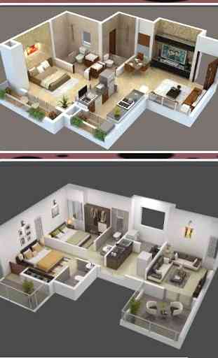 Diseño de interiores 3D 3