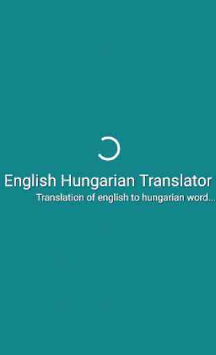 English Hungarian  Translator 1