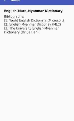English-Mara-Myanmar Dictionary 2