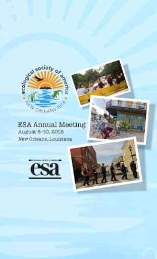 ESA 2018 Annual Meeting 1