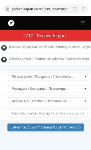 Geneva Airport Driver / Chauffeur Privé VTC Suisse 3