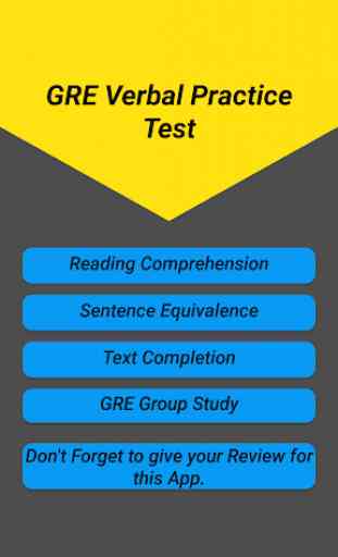 GRE Verbal Reasoning Test 1