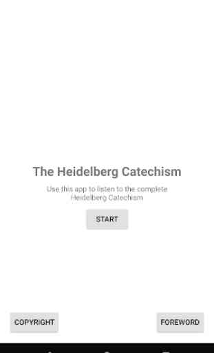 Heidelberg Catechism 1