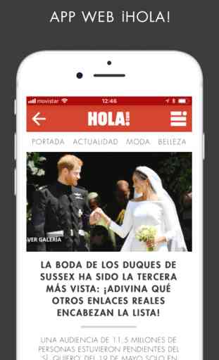 ¡HOLA! ESPAÑA Sitio web 1