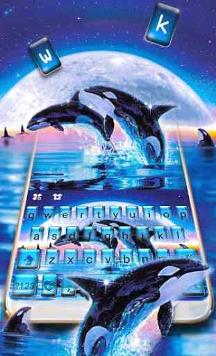 Jumping Whale Tema de teclado 2