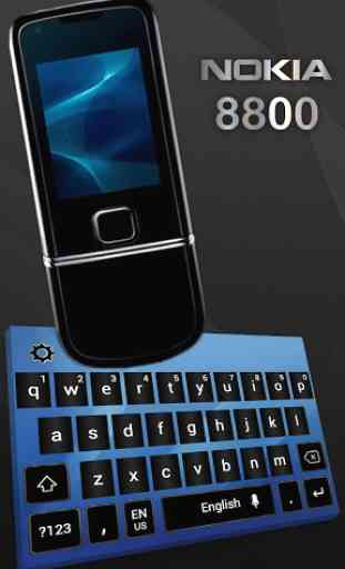 Keyboard for 8800 Nokia Arte Black Style 3